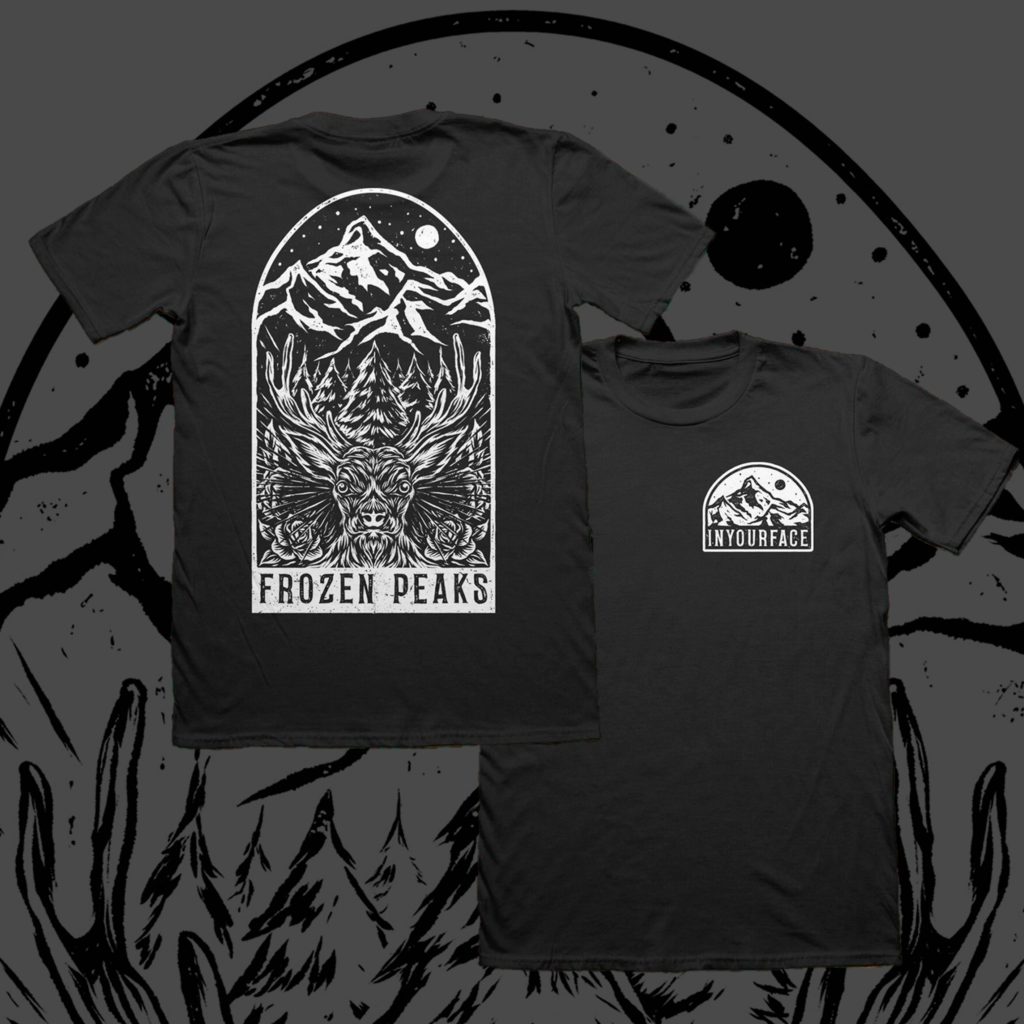 camiseta-frozen-peaks-black-inyourface