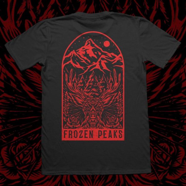 Camiseta «Frozen Peaks Red»